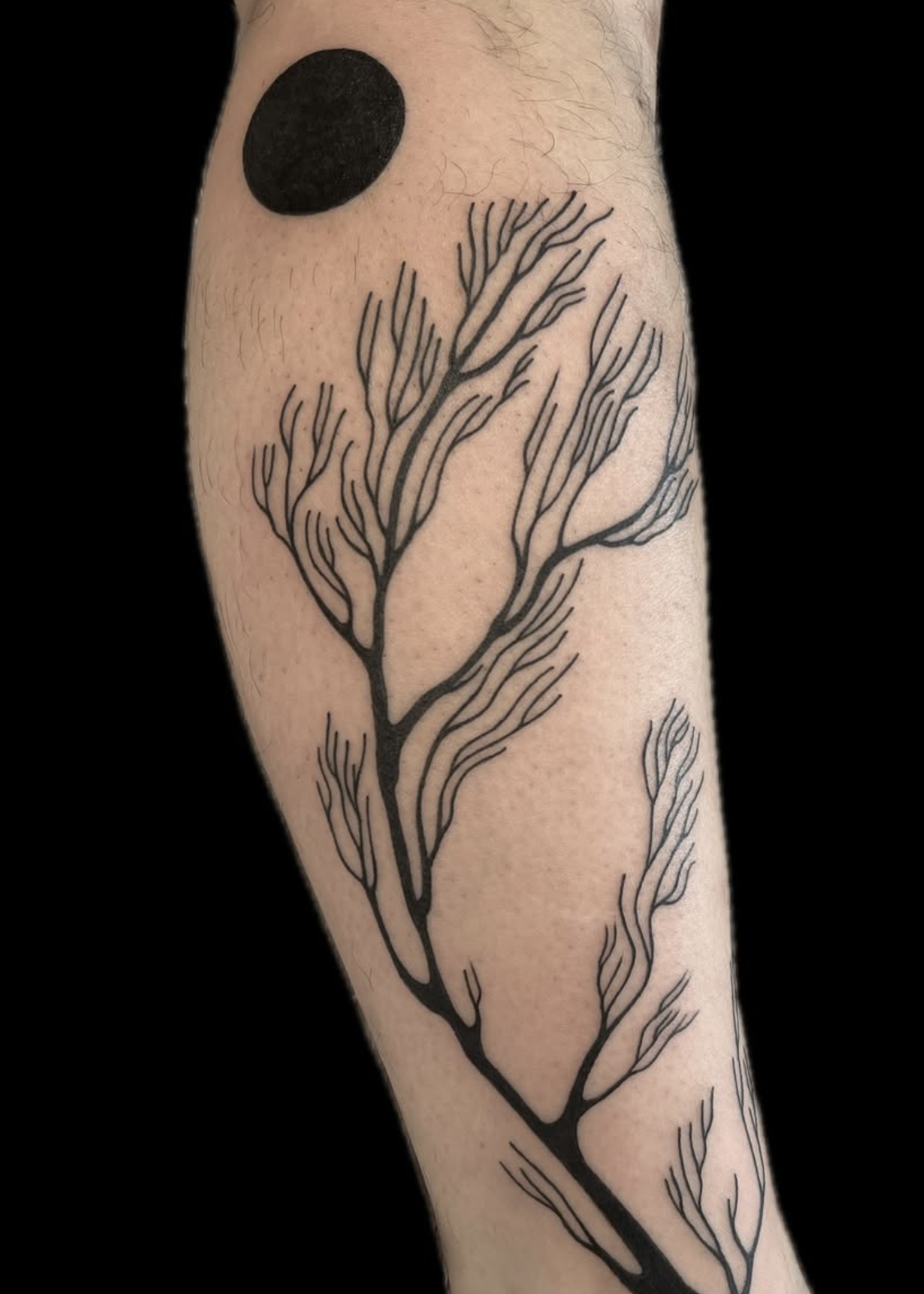 minimalist style tattoo by Carlotta