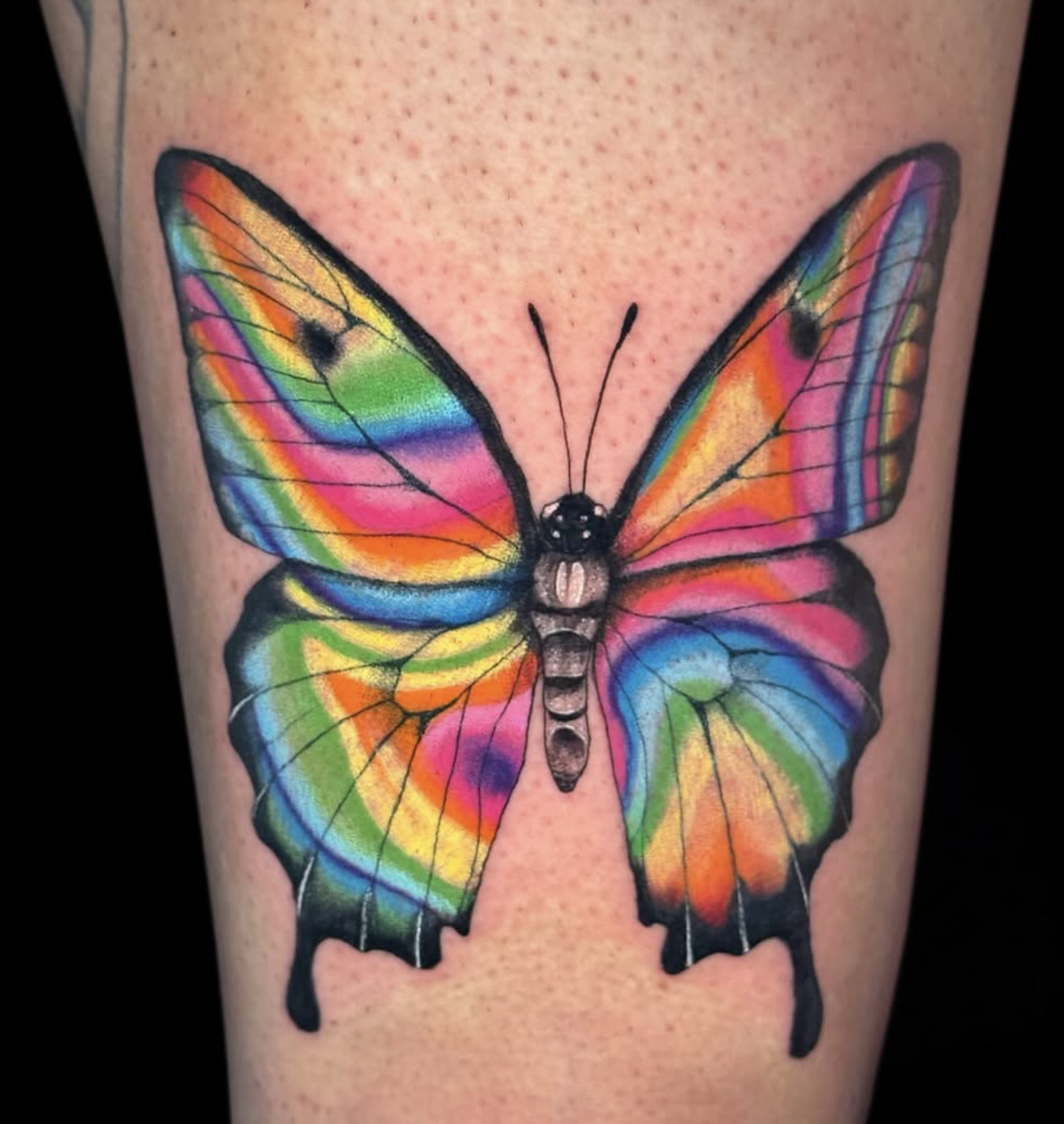 watercolor style tattoo by Karla O