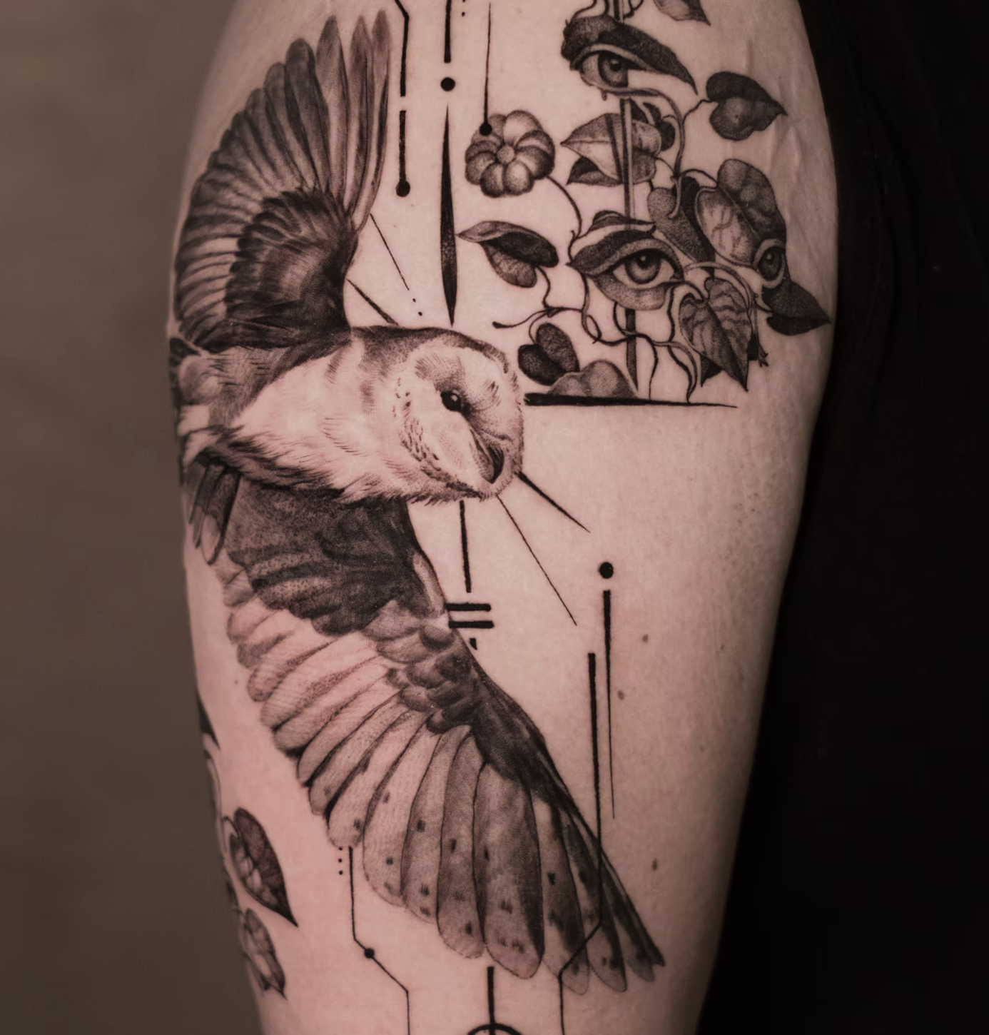 eye realistic style tattoo by Horror Tattoo