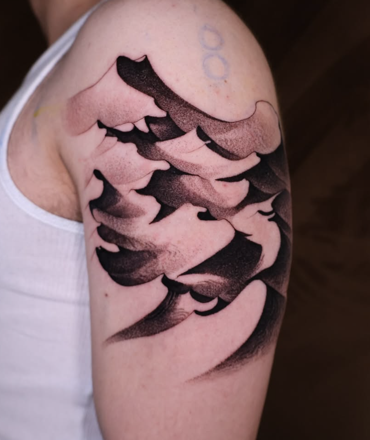 abstract style tattoo by Strokin Dark