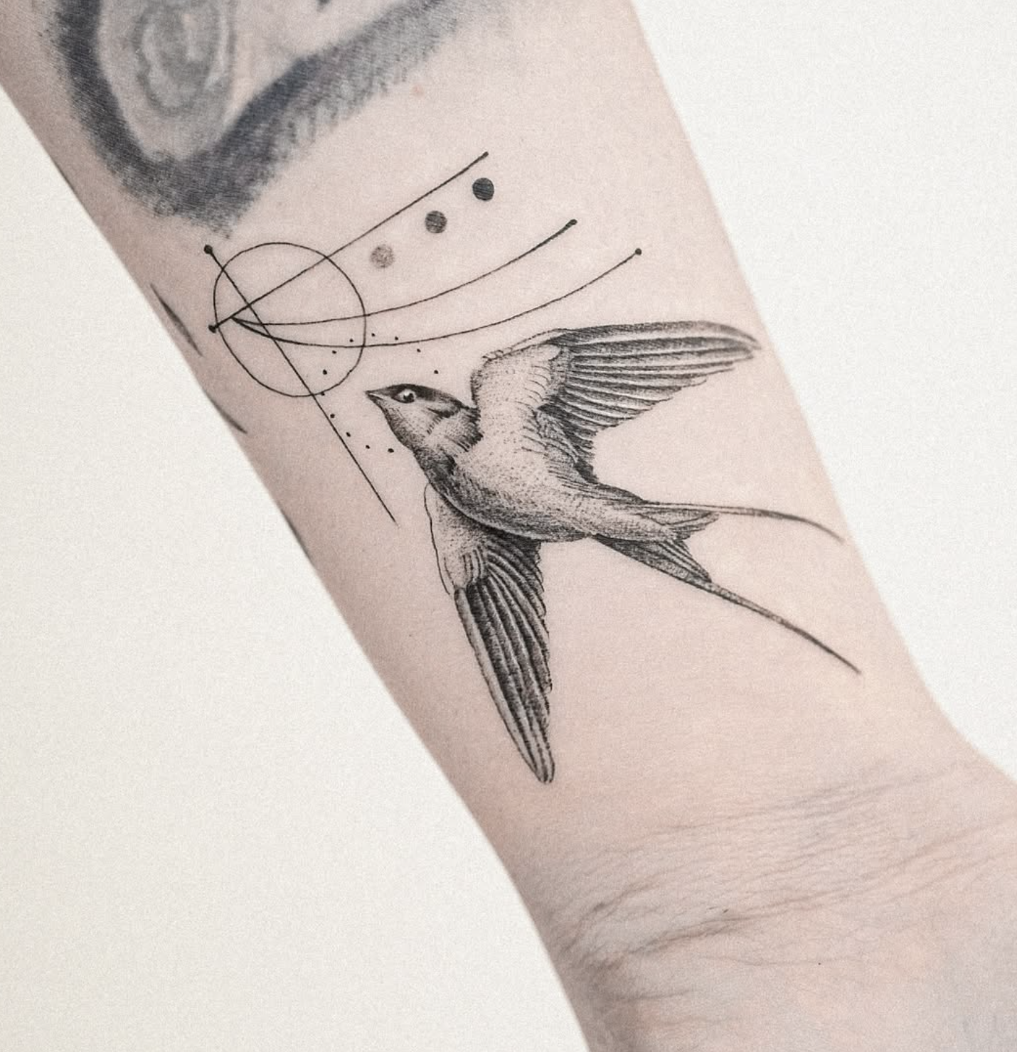 geometric style tattoo by Niko