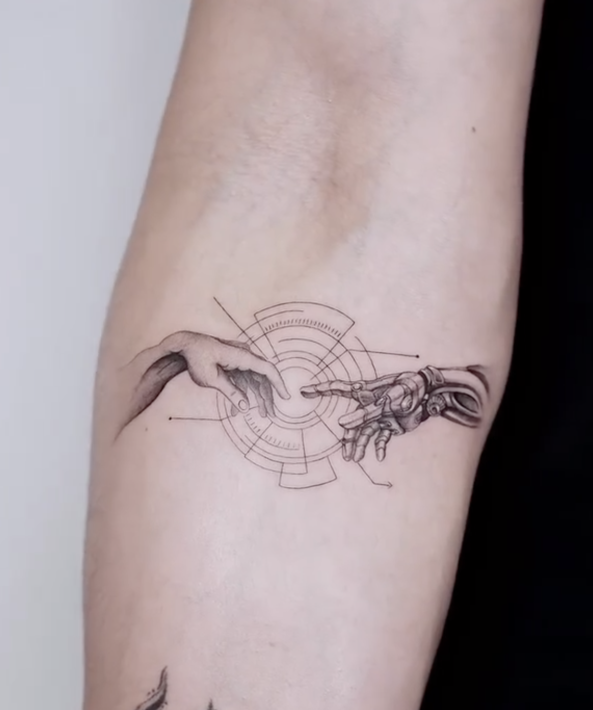 geometric style tattoo by Niko