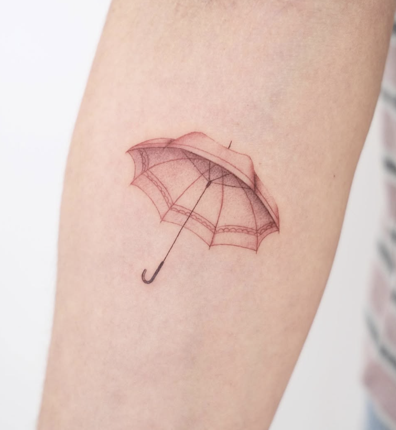 line work style tattoo by Niko