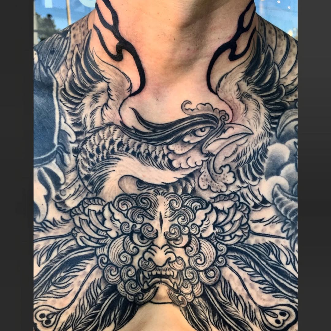 irezumi style tattoo by Jesse Tuesday