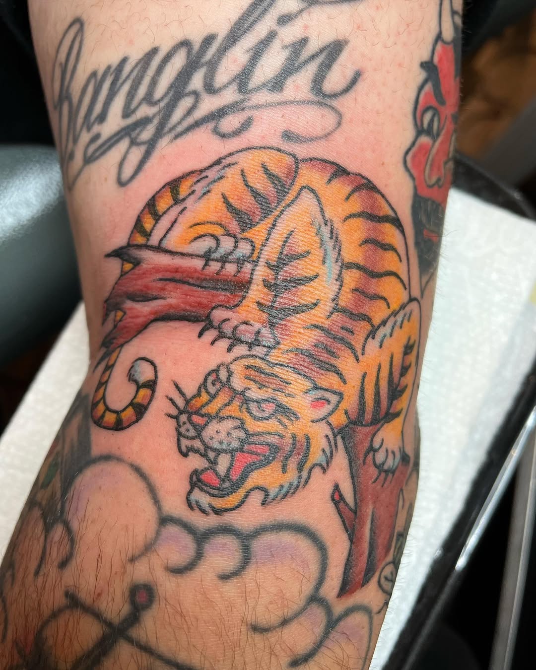 american traditional style tattoo by Taylor