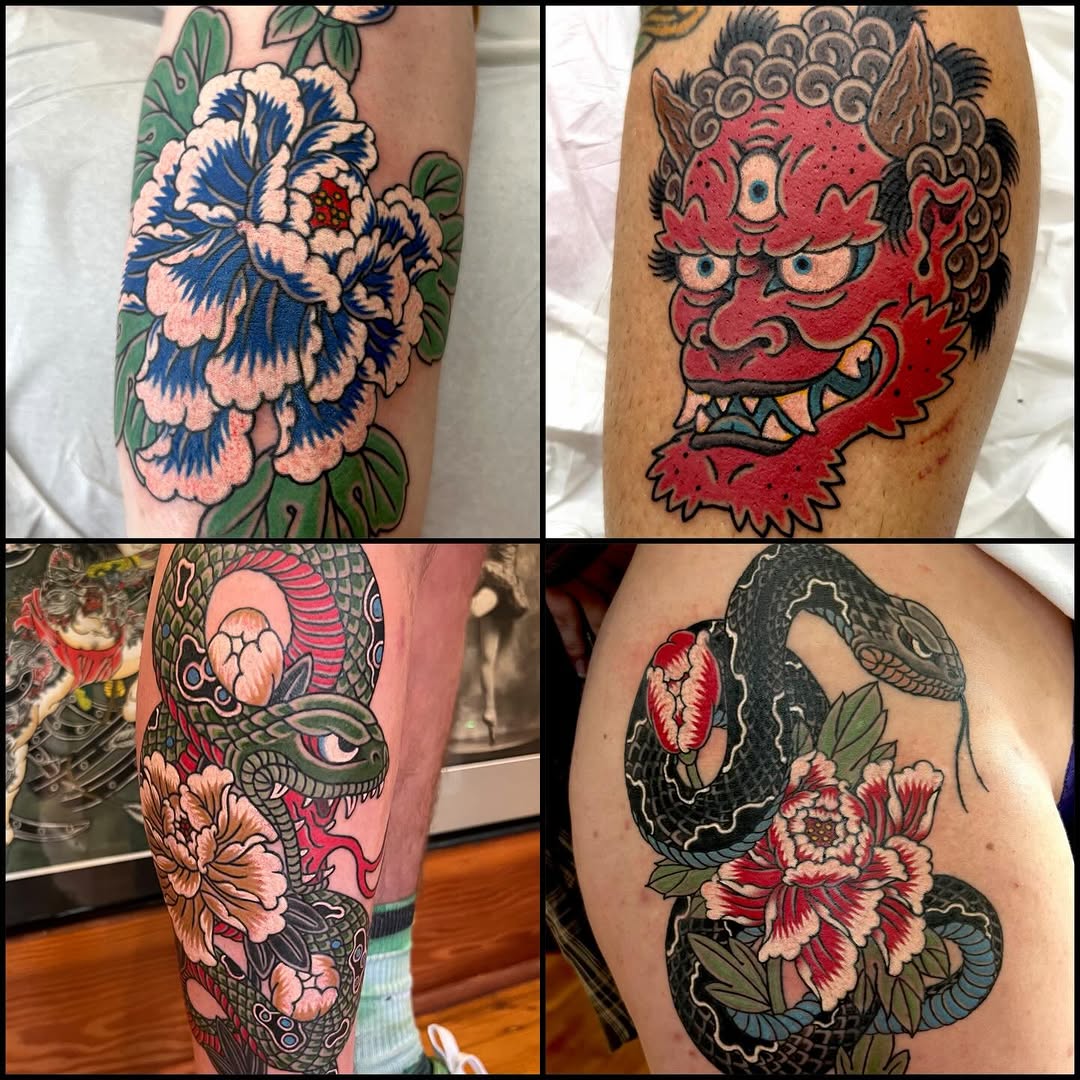japanese traditional style tattoo by Rocky Burley