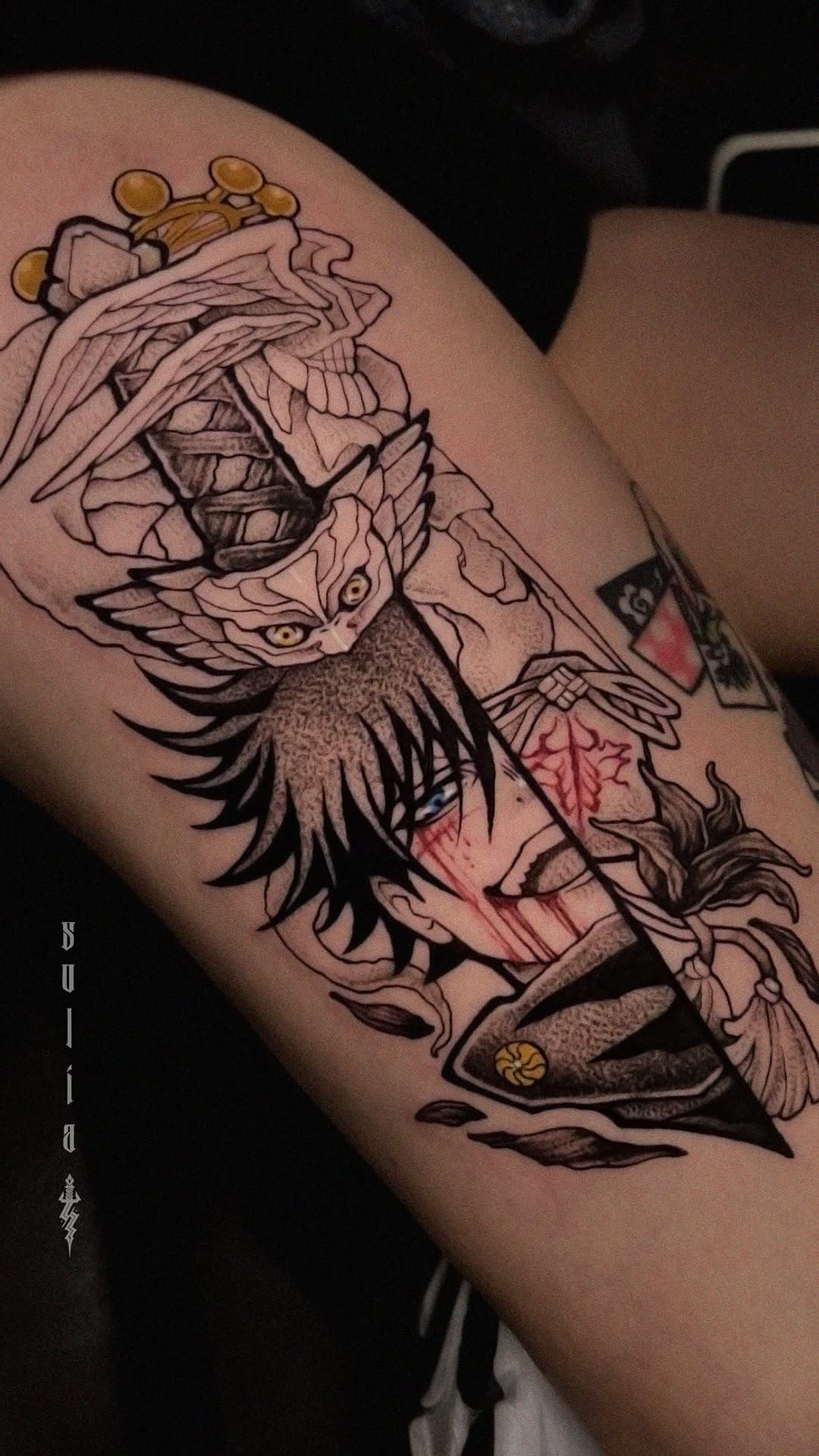 graphic style tattoo by Patrick