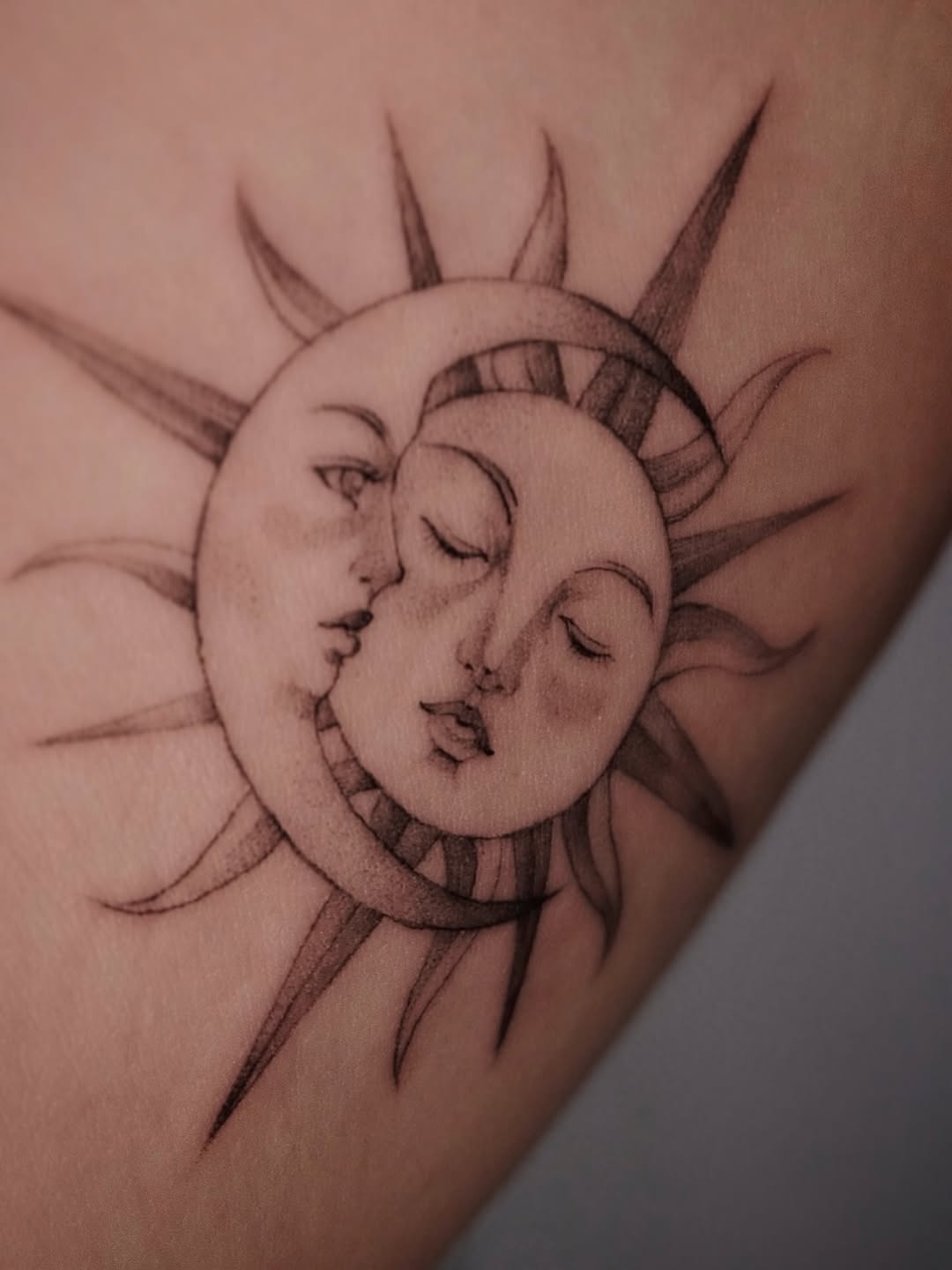 fine line style tattoo by Beeso