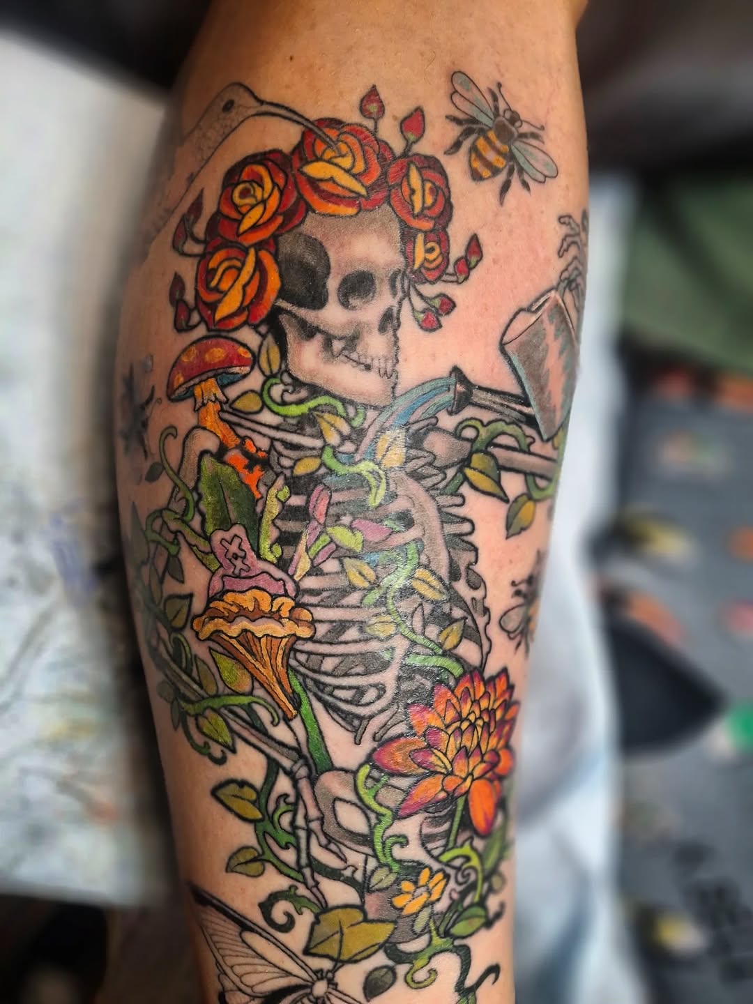 colorwork style tattoo by Salem