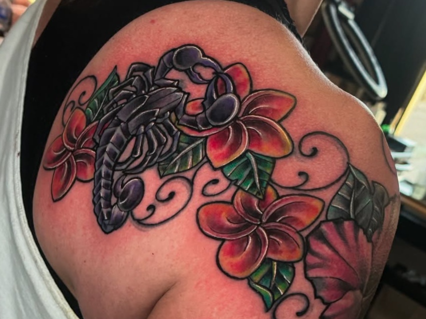 new school style tattoo by Oliver