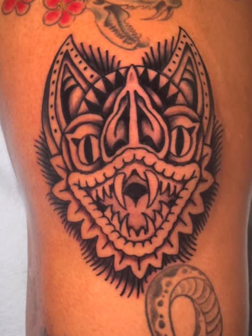 traditional style tattoo by Kahiau Beamer