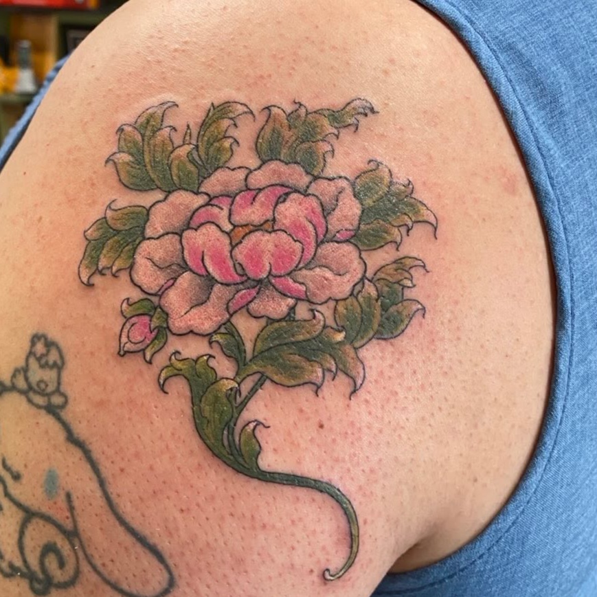 colorwork style tattoo by Marco