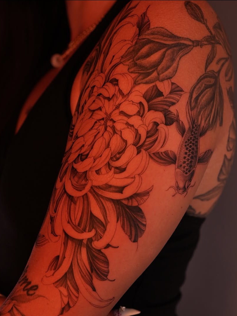 japanese style tattoo by Phong Truong