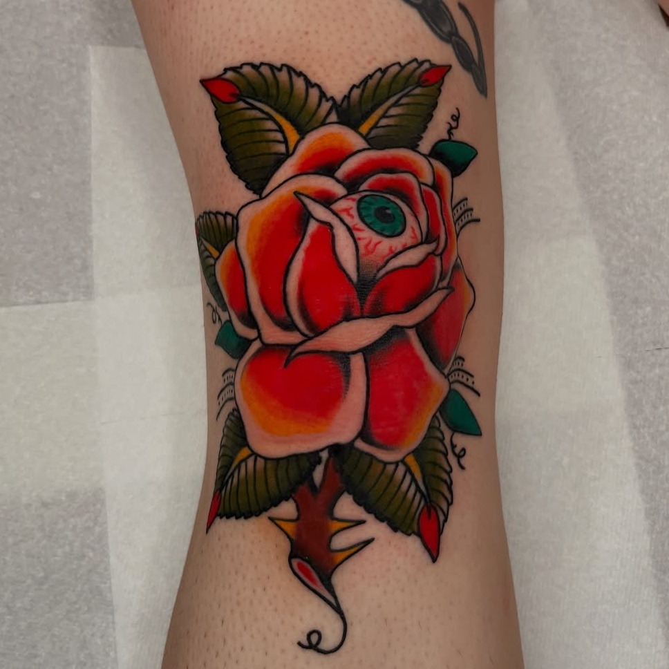 american traditional style tattoo by KEHRMIE
