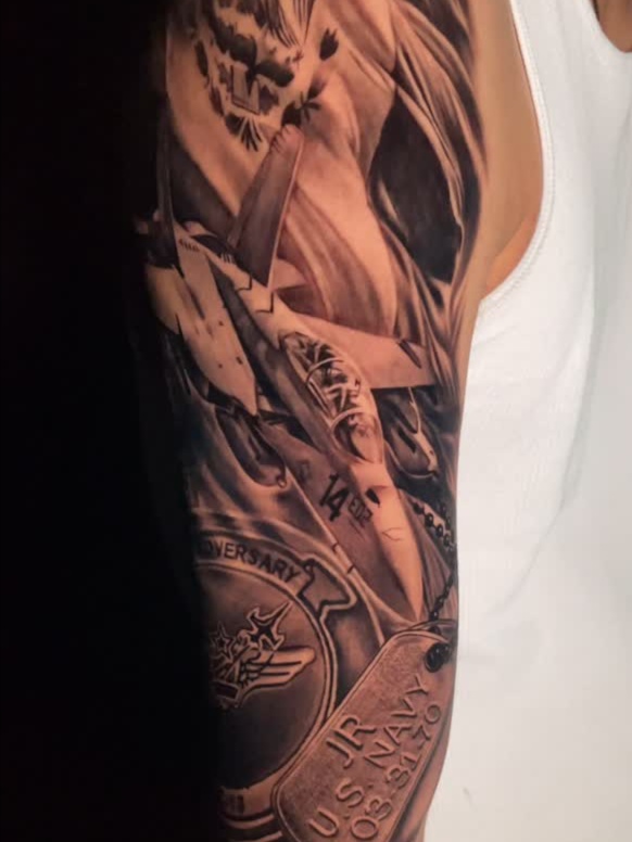 realism style tattoo by Justin Reid