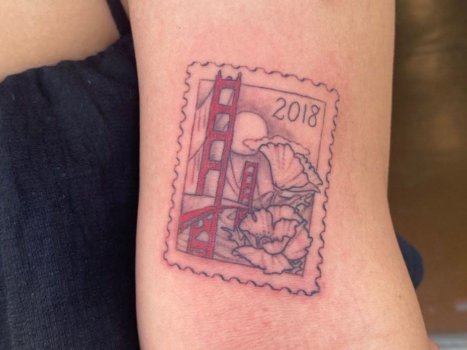 fine line style tattoo by Marco