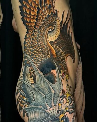 Eagle and Dragon Confrontation