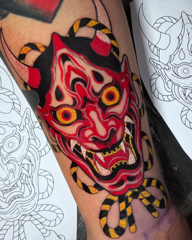 japanese traditional style tattoo by BRIAN DresRios