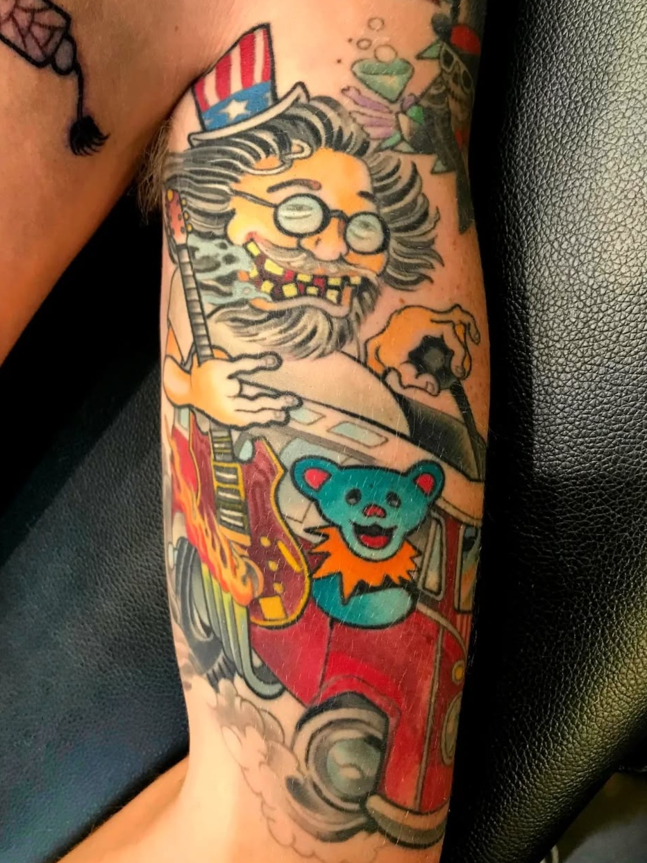 new school style tattoo by Salem